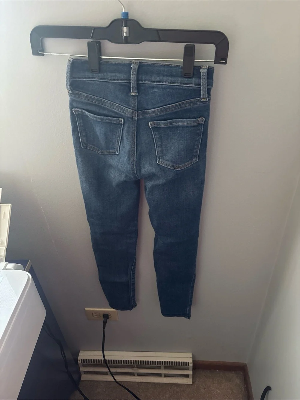 Old Navy Kids Dark Blue Ripped Skinny Jeans